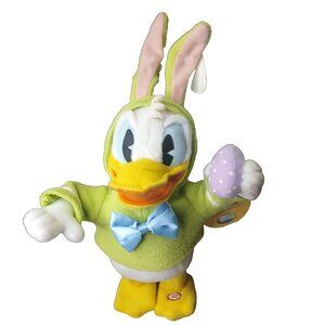 Donald Duck Hallmark Disney DON'T PULL MY EARS Plush Dancing Singing With Tags